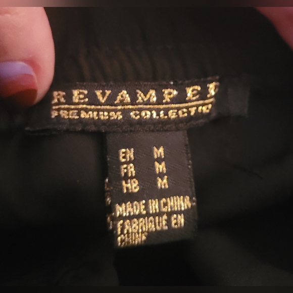 Revamped Off Shoulder Ruffled Cropped Bell Sleeve Blouse Size Med - Picture 5 of 10